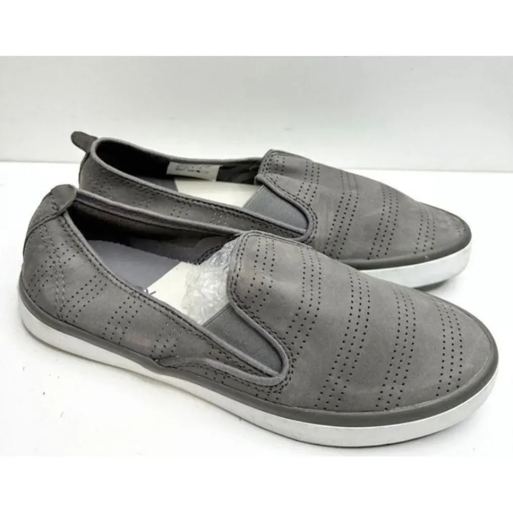 Sperry Sneakers Womens Size 6 Gray Slip On Sailor Twin Core Memory‎ Foam Casual